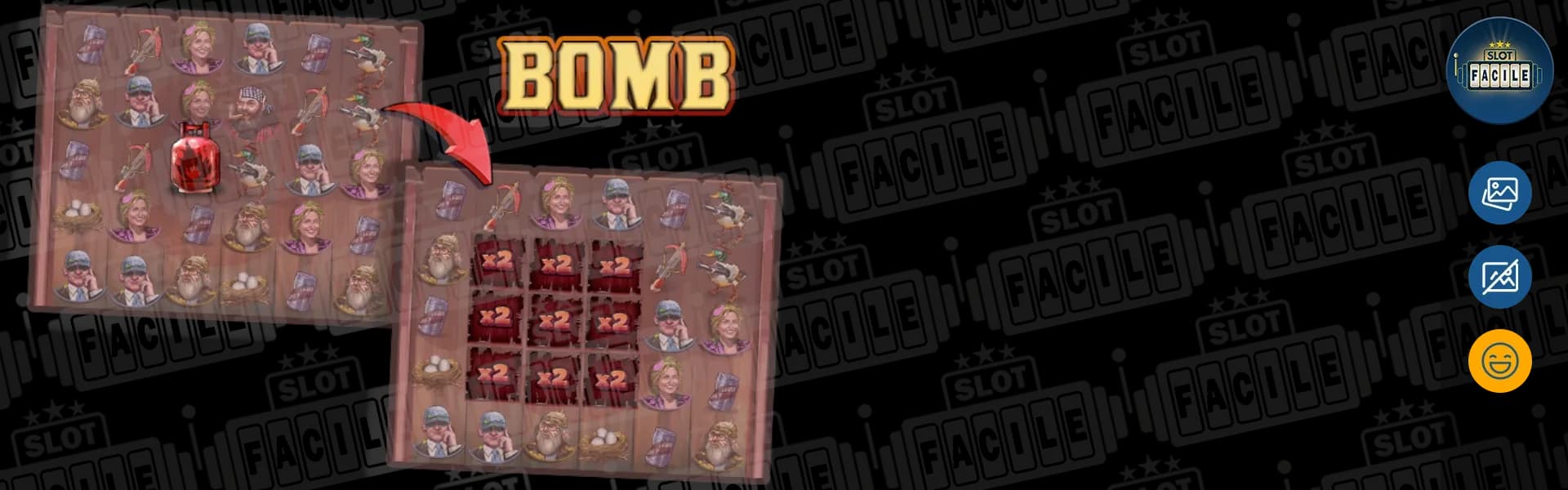 Slotfacile_Duck Hunters_slot_banner_bomb.webp