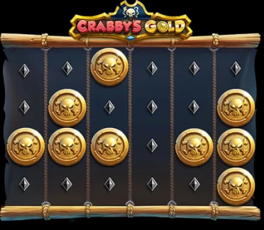 Crabbys Gold slot machine gratis su slotfacile Hold'n Spins.webp