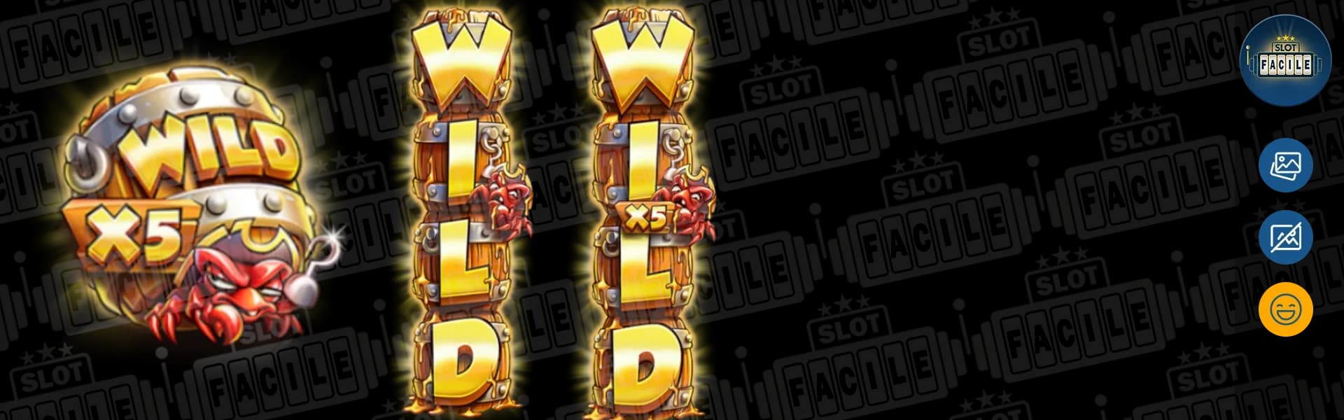 Crabby's Gold slot machine gratis su slotfacile Walking Expandig Wild e Walking Multiplier Expanding Wild.webp